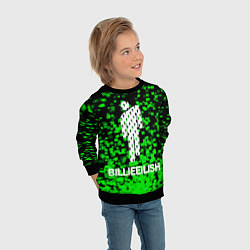 Свитшот детский Billie Eilish, цвет: 3D-черный — фото 2