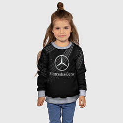 Свитшот детский MERCEDES, цвет: 3D-меланж — фото 2