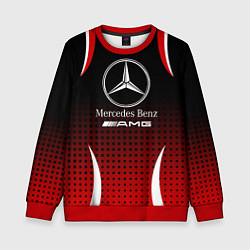 Свитшот детский Mercedes-Benz, цвет: 3D-красный