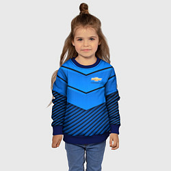 Свитшот детский CHEVROLET, цвет: 3D-синий — фото 2