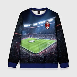 Свитшот детский FC MILAN, цвет: 3D-синий