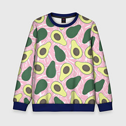 Свитшот детский Avocado, цвет: 3D-синий