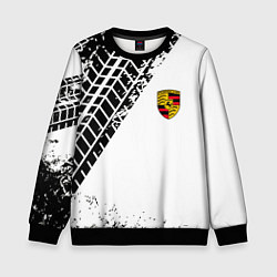 Свитшот детский PORSCHE, цвет: 3D-черный