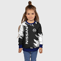 Свитшот детский NISSAN, цвет: 3D-синий — фото 2