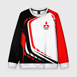 Свитшот детский Mitsubishi EVO Uniform, цвет: 3D-белый