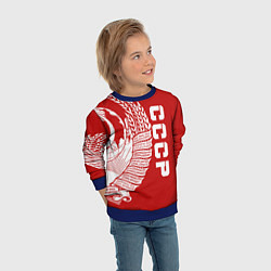 Свитшот детский СССР, цвет: 3D-синий — фото 2