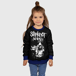 Свитшот детский Slipknot, цвет: 3D-синий — фото 2