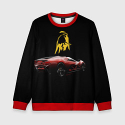 Свитшот детский Lamborghini - motorsport, цвет: 3D-красный