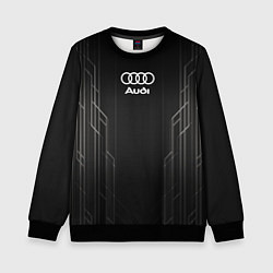 Свитшот детский AUDI, цвет: 3D-черный