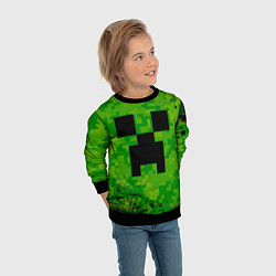 Свитшот детский MINECRAFT МАЙНКРАФТ, цвет: 3D-черный — фото 2