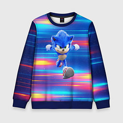Свитшот детский Sonic Speed, цвет: 3D-синий