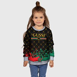 Свитшот детский GUSSI ГУСИ, цвет: 3D-меланж — фото 2