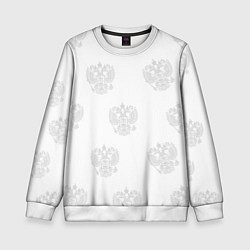 Свитшот детский Герб, цвет: 3D-белый