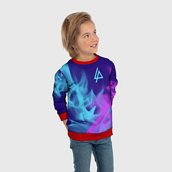 Свитшот детский LINKIN PARK ЛИНКИН ПАРК, цвет: 3D-красный — фото 2