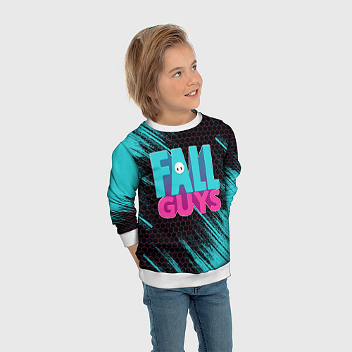Детский свитшот ФОЛЛ ГАЙС / 3D-Белый – фото 3