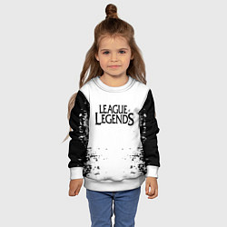 Свитшот детский League of legends, цвет: 3D-белый — фото 2