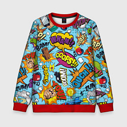 Детский свитшот Pop art comics