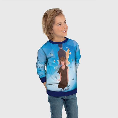Детский свитшот Life is Strange! / 3D-Синий – фото 3