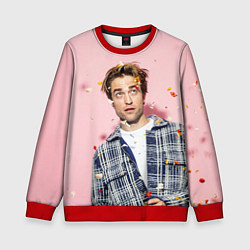 Свитшот детский ROBERT PATTINSON, цвет: 3D-красный