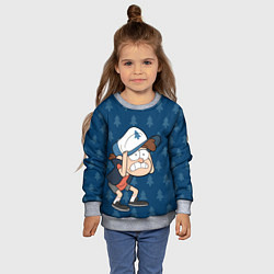 Свитшот детский Диппер Пайнс, цвет: 3D-меланж — фото 2