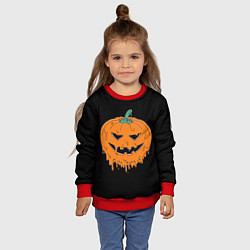 Свитшот детский Halloween, цвет: 3D-красный — фото 2
