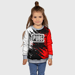 Свитшот детский PUBG, цвет: 3D-меланж — фото 2