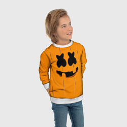 Свитшот детский MARSHMELLO PUMPKIN, цвет: 3D-белый — фото 2