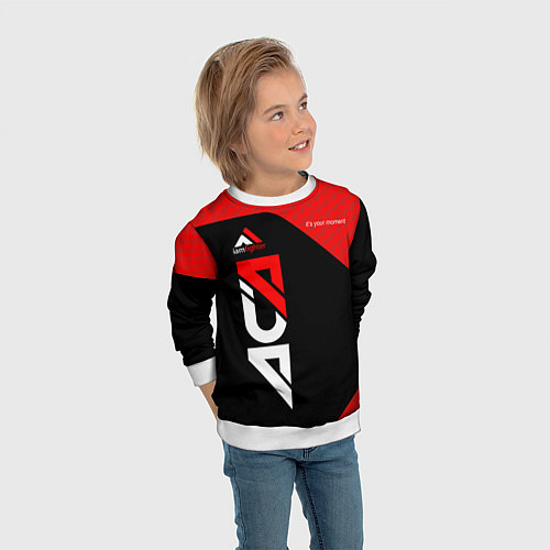 Детский свитшот Iam Fighter Z / 3D-Белый – фото 3