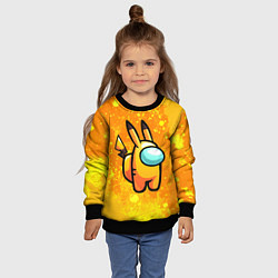 Свитшот детский AMONG US - Pikachu, цвет: 3D-черный — фото 2