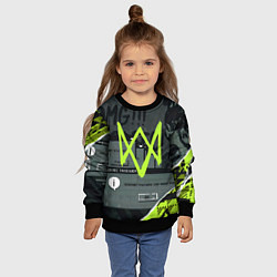 Свитшот детский WATCH DOGS: LEGION, цвет: 3D-черный — фото 2