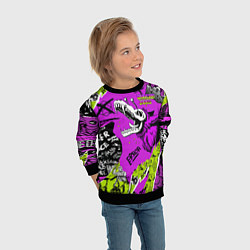 Свитшот детский Watch Dogs: Legion, цвет: 3D-черный — фото 2