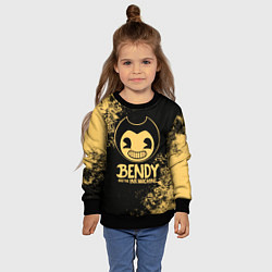 Свитшот детский Bendy And The Ink Machine, цвет: 3D-черный — фото 2