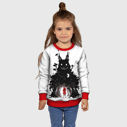 Детский свитшот Красная шапочка / 3D-Красный – фото 4
