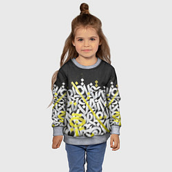 Свитшот детский GRAFFITY, цвет: 3D-меланж — фото 2
