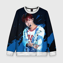 Свитшот детский BTS, цвет: 3D-белый