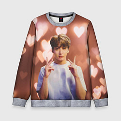 Свитшот детский JUNGKOOK BTS, цвет: 3D-меланж