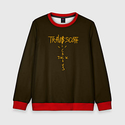 Свитшот детский Travis Scott LOGO, цвет: 3D-красный