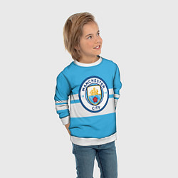 Свитшот детский MANCHESTER CITY, цвет: 3D-белый — фото 2