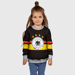 Свитшот детский СБОРНАЯ ГЕРМАНИИ, цвет: 3D-меланж — фото 2