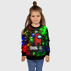 Свитшот детский AMONG US, цвет: 3D-черный — фото 2