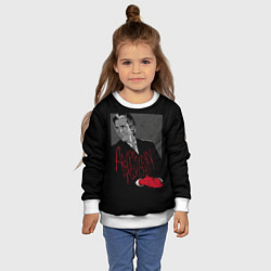 Свитшот детский Американский психопат, цвет: 3D-белый — фото 2