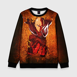 Свитшот детский Ванпанчмен, цвет: 3D-черный