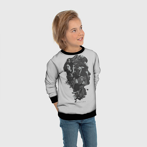 Детский свитшот Inception / 3D-Черный – фото 3