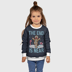 Свитшот детский Пряник, цвет: 3D-белый — фото 2