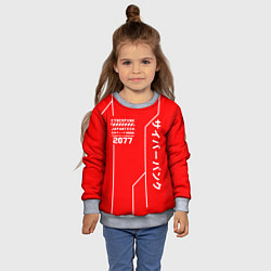 Свитшот детский CYBERPUNK FASHION, цвет: 3D-меланж — фото 2