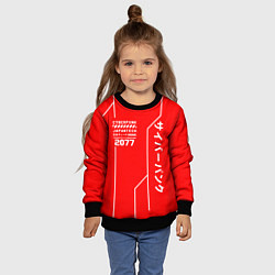 Свитшот детский CYBERPUNK FASHION, цвет: 3D-черный — фото 2