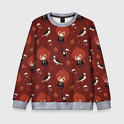 Свитшот детский Genshin Impact, цвет: 3D-меланж