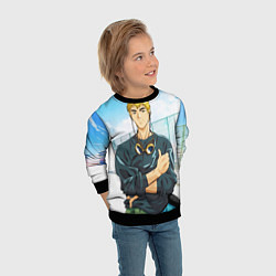 Свитшот детский Eikichi Onizuka, цвет: 3D-черный — фото 2