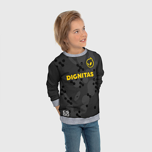 Детский свитшот Dignitas Jersey pro 202122 / 3D-Меланж – фото 3