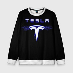 Свитшот детский TESLA, цвет: 3D-белый